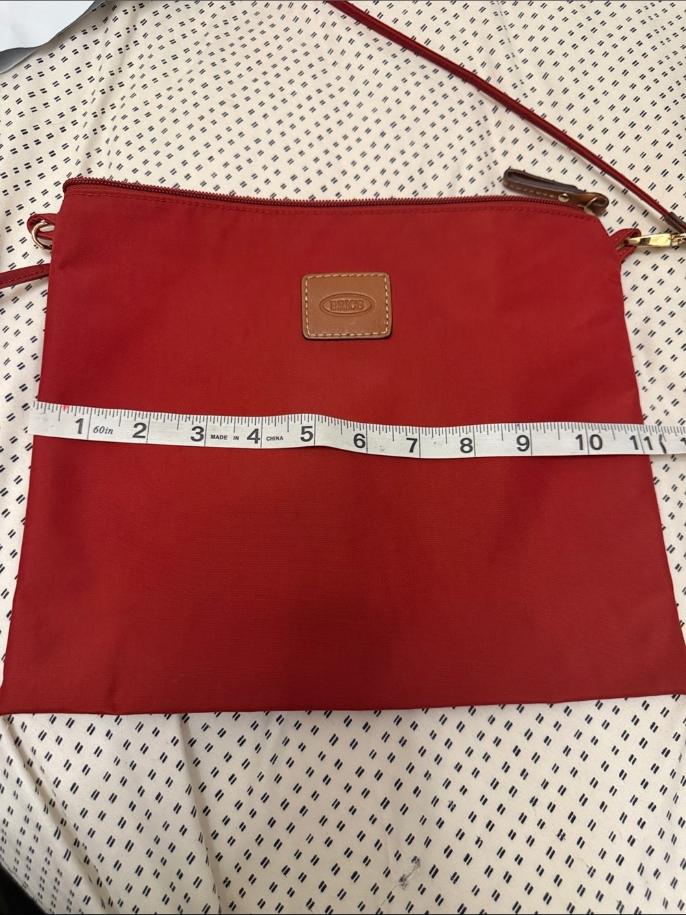 Wine Color BRICS Crossbody,Shoulder or Clutch Bag #31 - Picture 9 of 11